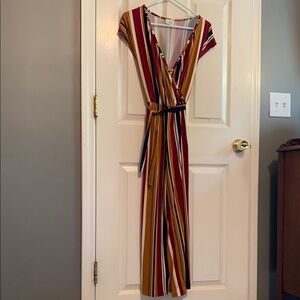 Striped Multicolor Jumpsuit